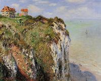 Cliff at Dieppe (1882), Claude Monet