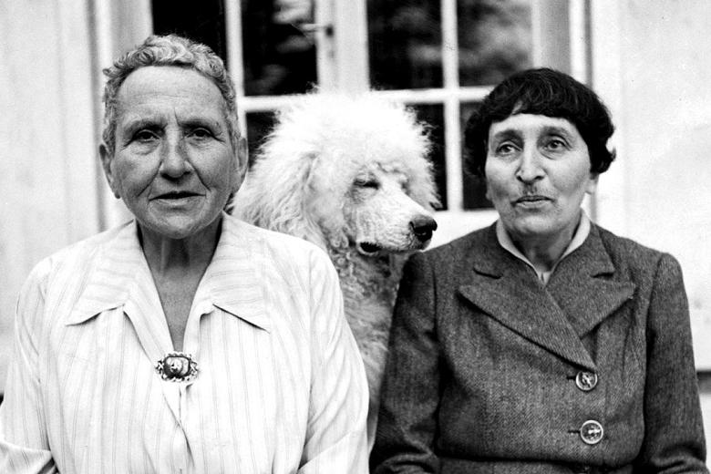 Gertrude Stein with Alice B. Toklas. 