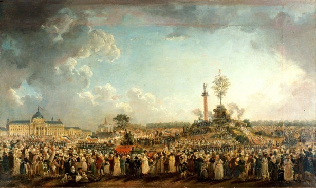 The Festival of the Supreme Being, Pierre-Antoine Dmachy, Musée Carnavalet c. 1794.