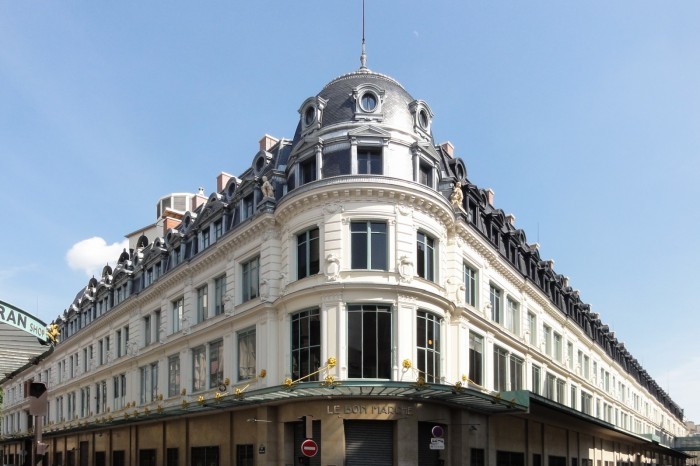 Le Bon Marché, Paris' first department store built by Louis-Auguste Boileau in 1869.