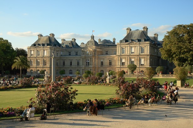 The Sénat at the Luxembourg Palace and gardens